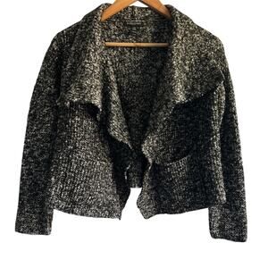 Eileen Fisher Medium Petite Alpaca Organic Cotton‎ Cropped Cardigan Sweater